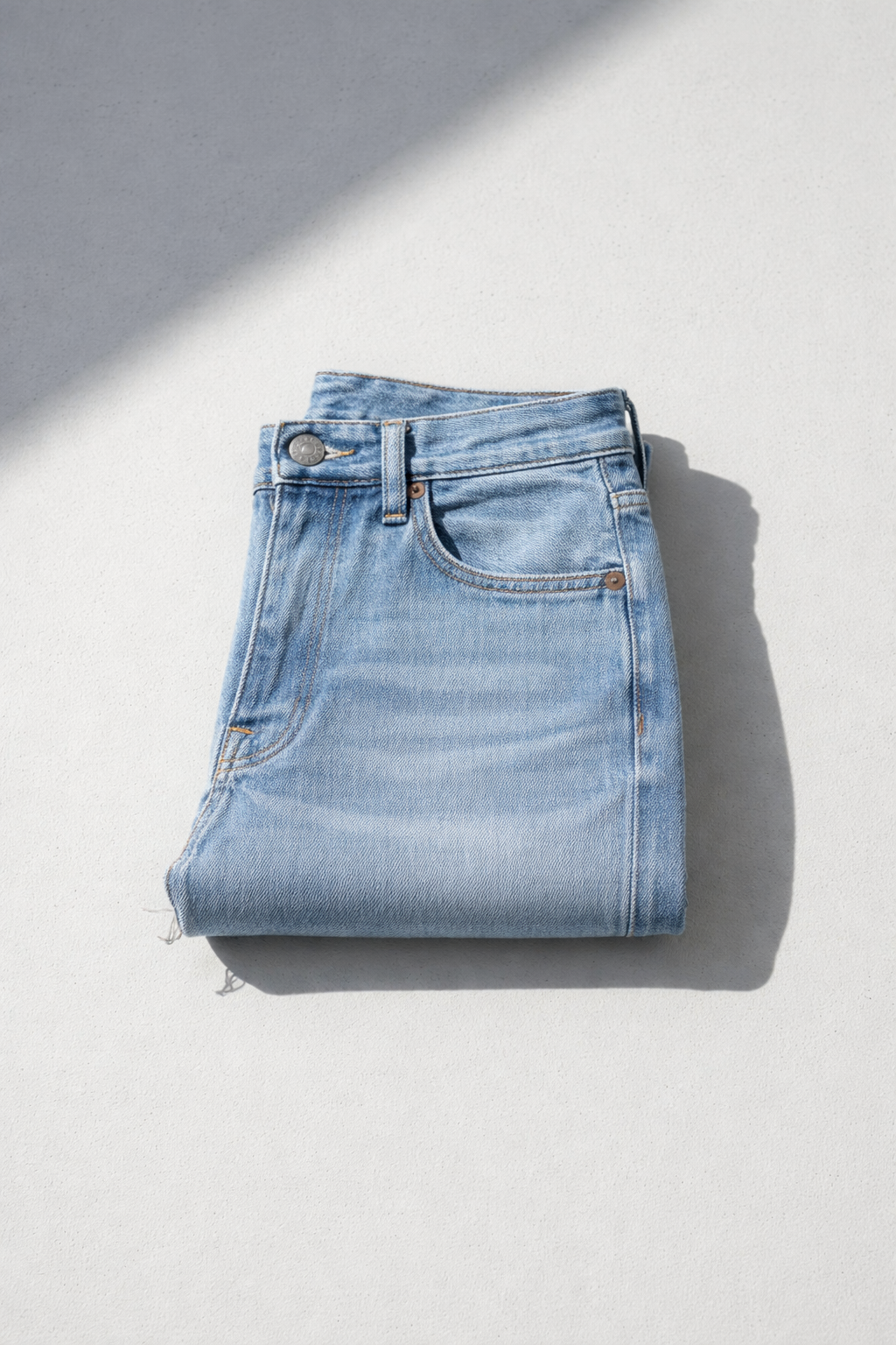 Raw Selvage Slim-Straight Jeans